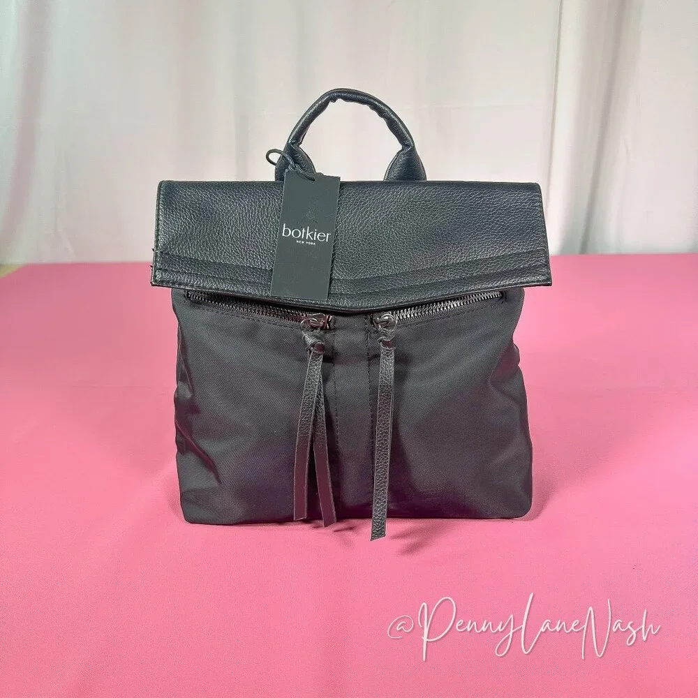 Botkier Trigger Mini Backpack Black NEW